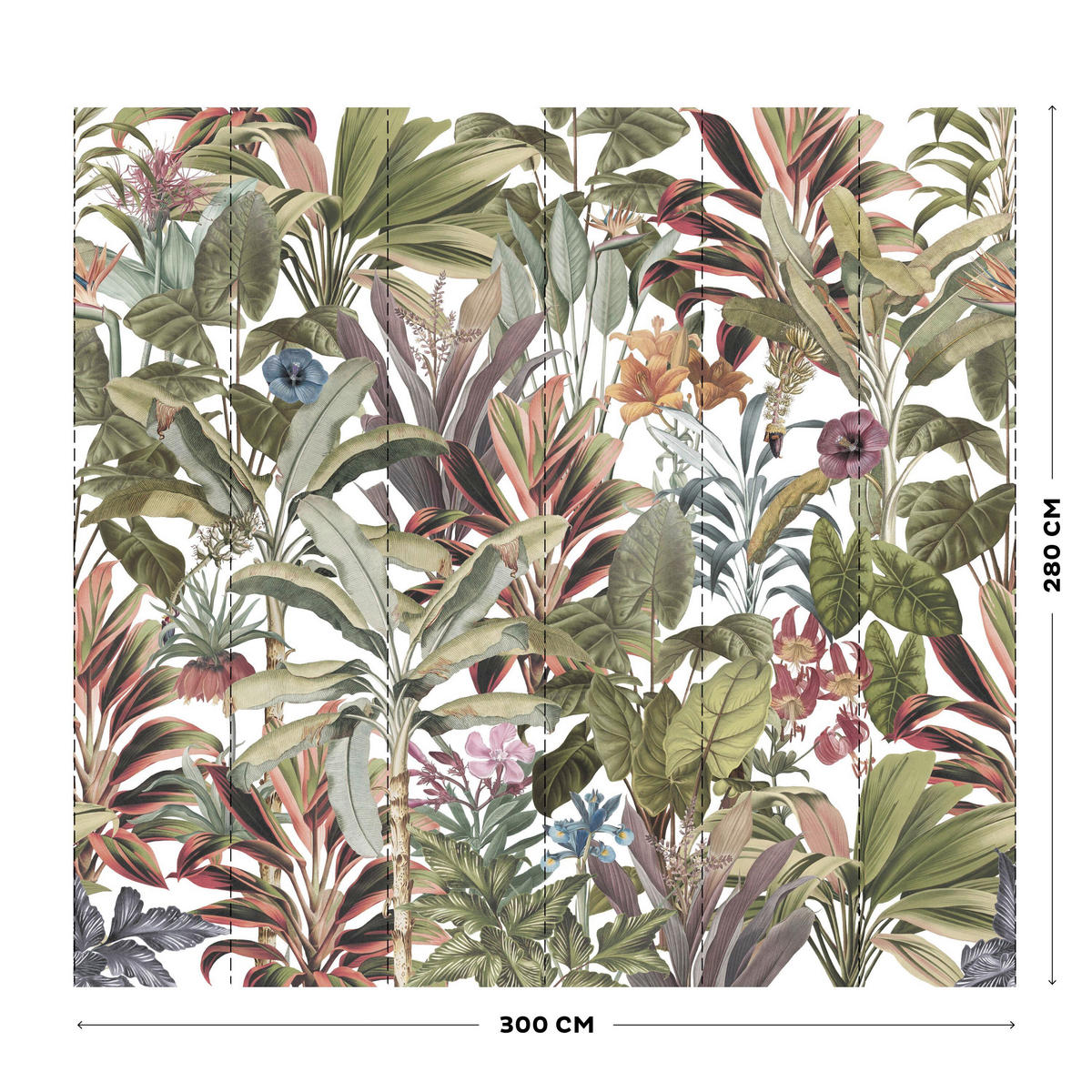 FOTOTAPETE - Multicolor, Basics, Papier/Kunststoff (300/280cm)