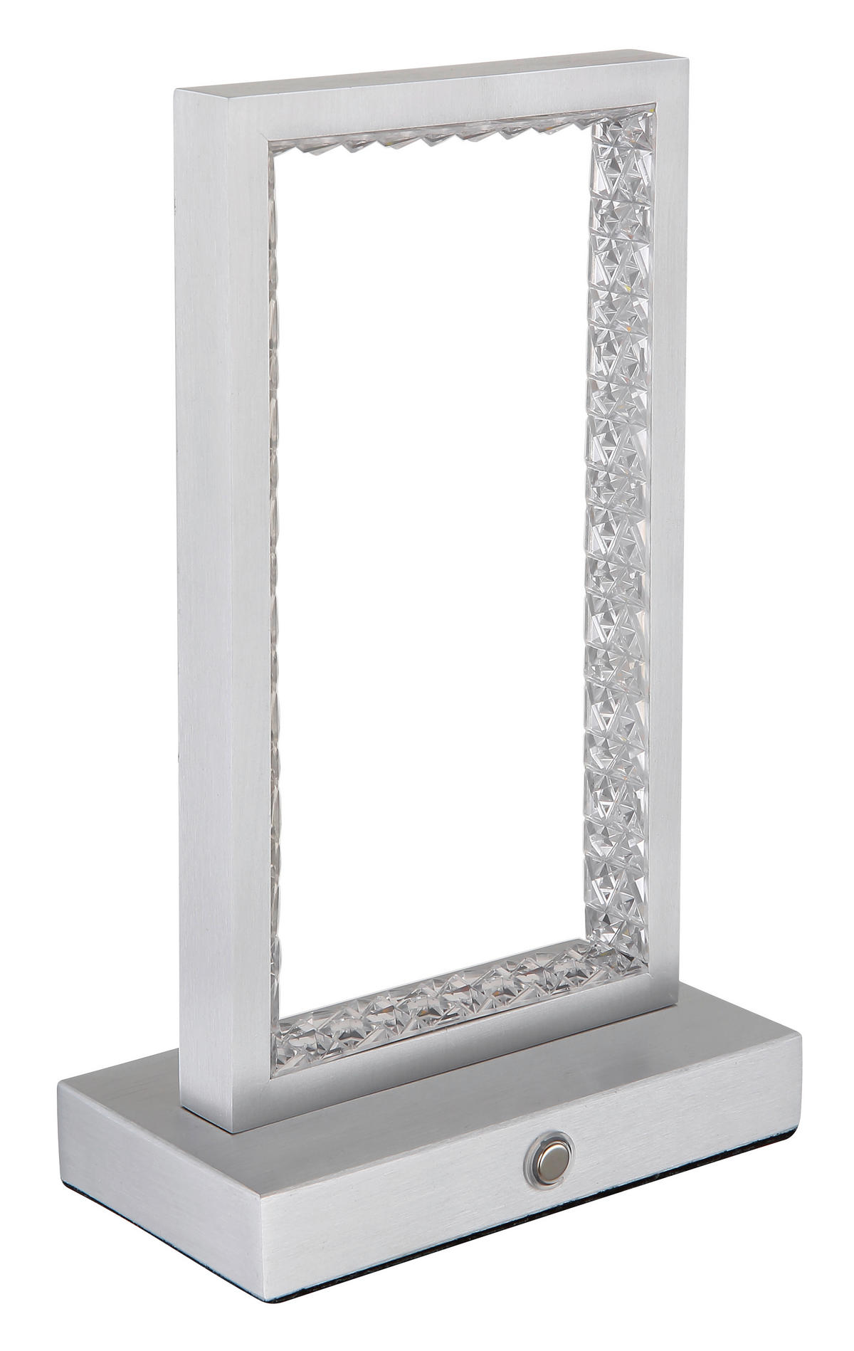 AKKUMULÁTOROS ASZTALI LÁMPA - átlátszó, Design, műanyag/fém (14/7,5/23cm) - Globo