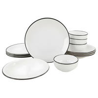 KOMBISERVICE Weiß 12-teilig 4 Personen  - Weiß, Basics, Keramik (26/26/4cm) - P & B