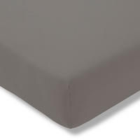 SPANNBETTTUCH Exquisit Single-Jersey 150/200 cm  - Graphitfarben, Basics, Textil (150/200cm) - Estella