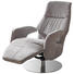 RELAXSESSEL in Textil Grau, Chromfarben - Chromfarben/Grau, Design, Textil/Metall (68/109/78cm) - Welnova RELAXSESSEL in Textil Grau, Chromfarben - Chromfarben/Grau, Design, Textil/Metall (68/109/78cm) - Welnova