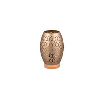 BORDSLAMPA Bidar 15/21,5 cm   - brun, Klassisk, metall (15/21,5cm)