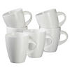 KAFFEEBECHERSET   6-teilig  - Weiß, Basics, Keramik (400ml) - Mäser