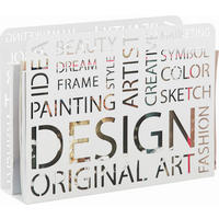 STOJAN NA NOVINY, bílá - bílá, Design, kov (35/28/10cm) - Xora