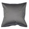 KOPFKISSENBEZUG Giacomo 40/40 cm  - Graphitfarben, Basics, Textil (40/40cm) - Janine