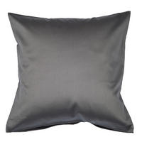 KOPFKISSENBEZUG Giacomo 40/40 cm  - Graphitfarben, Basics, Textil (40/40cm) - Janine