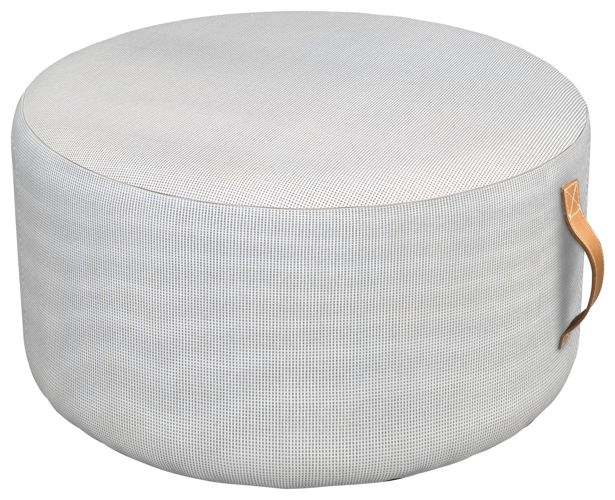 OUTDOORPOUF in  Uni  - Hellgrau, Basics, Textil (70/36cm)