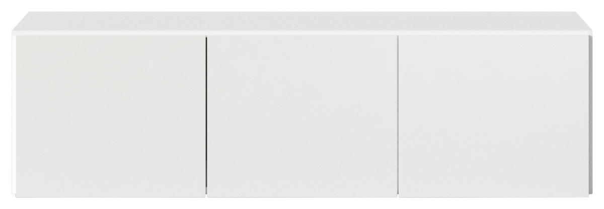 AUFSATZSCHRANK 136/39/54 cm  in  - Weiß Hochglanz/Weiß, KONVENTIONELL, Holzwerkstoff (136/39/54cm) - James Wood