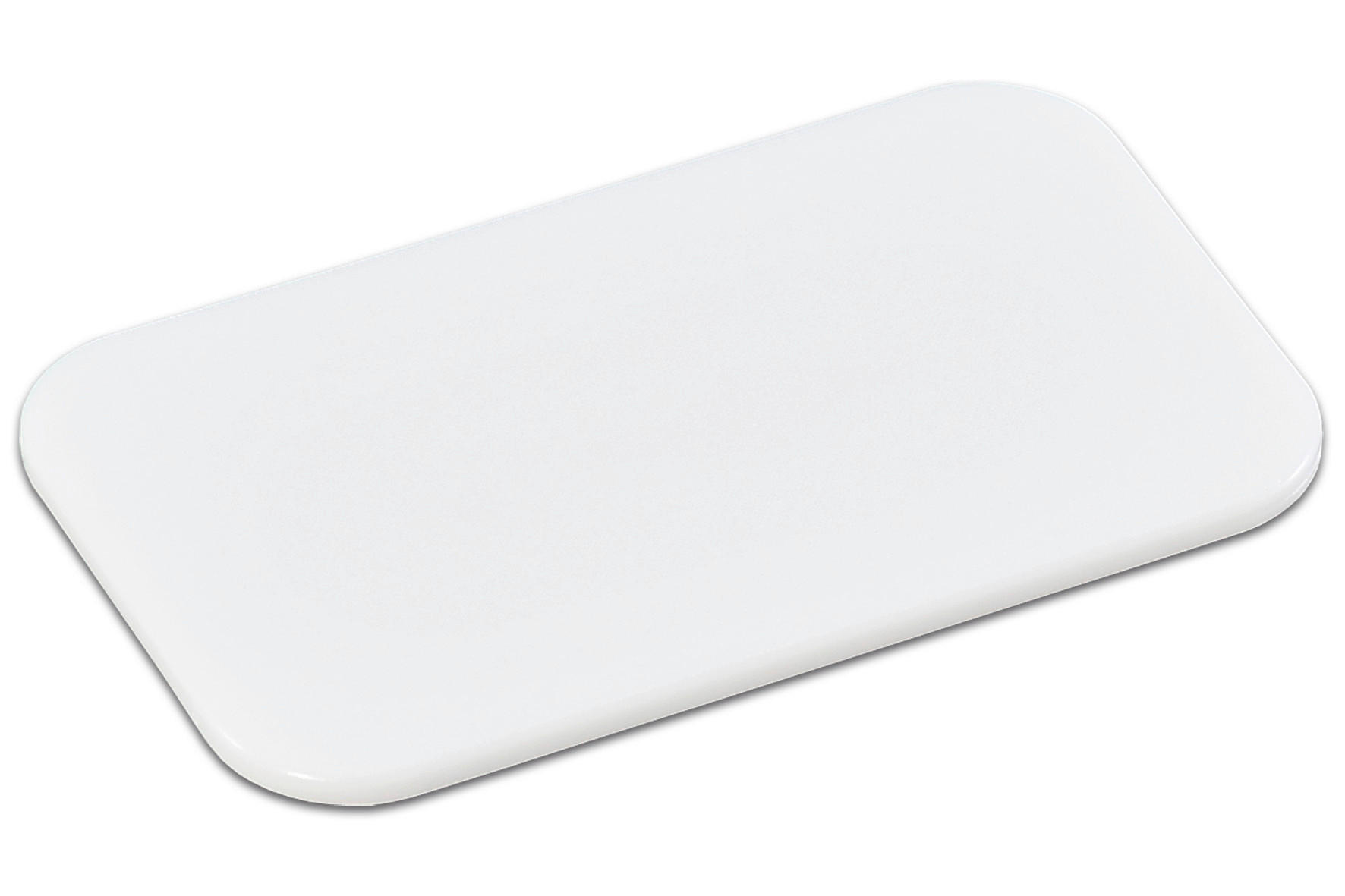SCHNEIDEBRETT   25/15 cm   - Weiß, Basics, Kunststoff (25/15cm) - Homeware