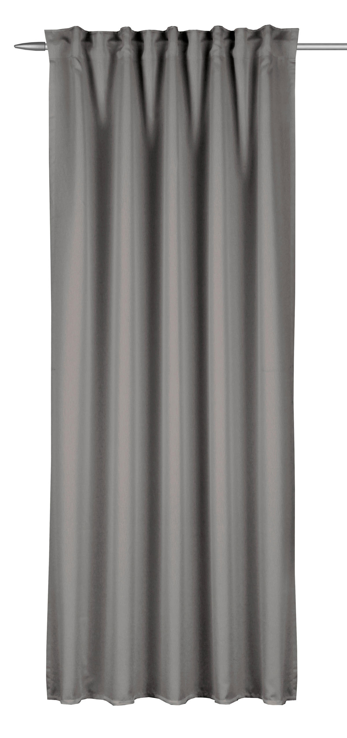 FERTIGVORHANG  blickdicht  135/245 cm   - Grau, Basics, Textil (135/245cm)