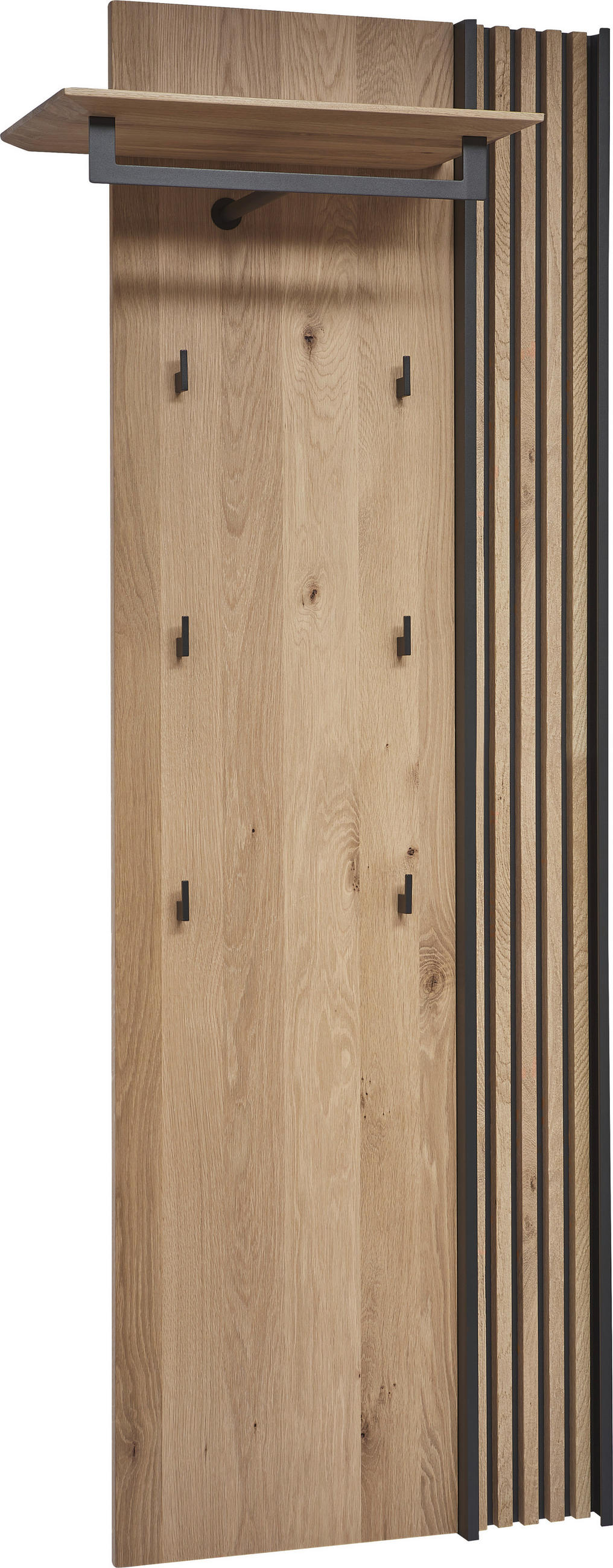 GARDEROBENPANEEL  in 79/196/35 cm  - Eichefarben, Design, Holz/Metall (79/196/35cm) - Johann Jakob