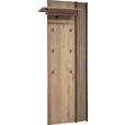 GARDEROBENPANEEL  in 79/196/35 cm  - Eichefarben, Design, Holz/Metall (79/196/35cm) - Johann Jakob