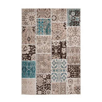 VINTAGE KOBEREC, 160/230 cm, šedohnědá - šedohnědá, Trend, textil (160/230cm)