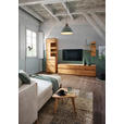 WOHNWAND in Kernbuche 267/205/50 cm - Kernbuche, Natur, Glas/Holz (267/205/50cm) - Cantus