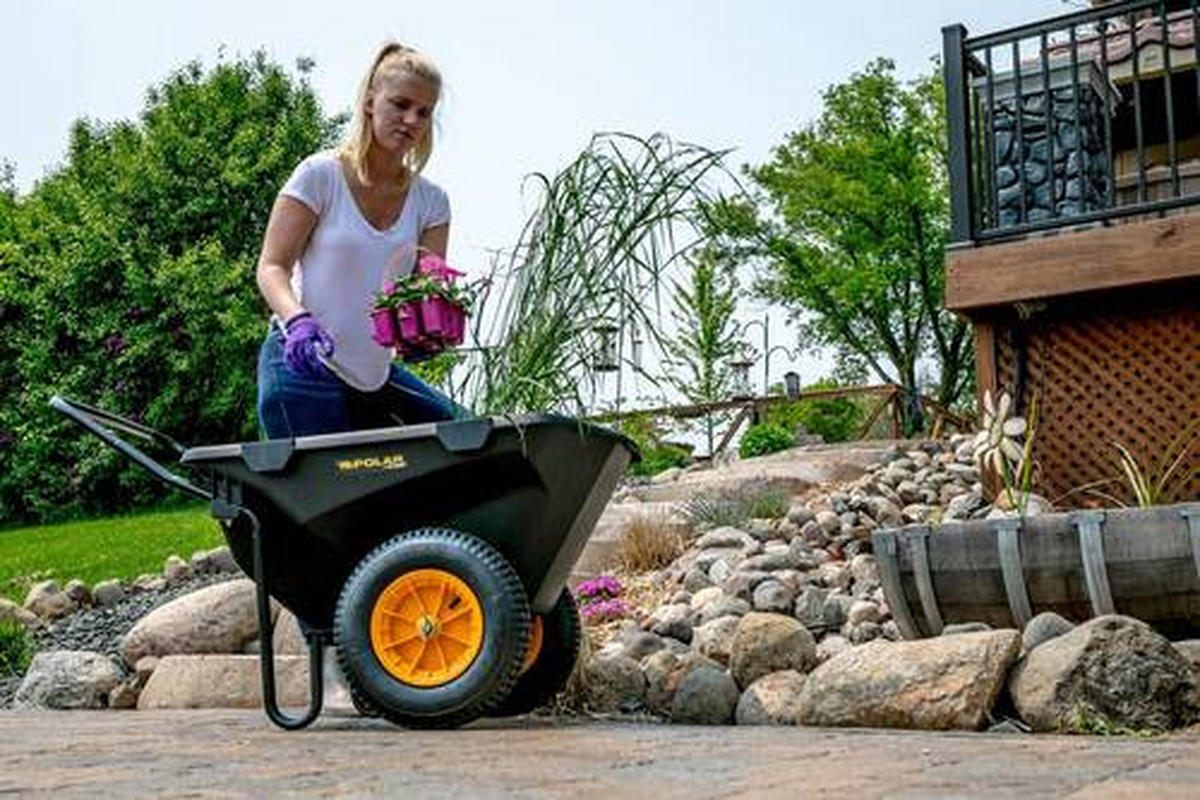 GARTENKARRE - Schwarz, Basics, Kunststoff (71/74/127cm)