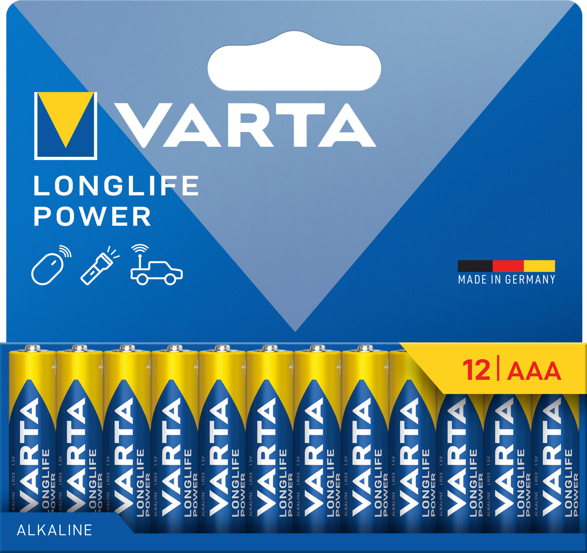 BATTERIE - Basics (12,76/12,00/1,12cm) - Varta