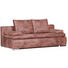SCHLAFSOFA Lederlook Braun - Chromfarben/Braun, Design, Textil/Metall (200/66/93cm) - Carryhome SCHLAFSOFA Lederlook Braun - Chromfarben/Braun, Design, Textil/Metall (200/66/93cm) - Carryhome