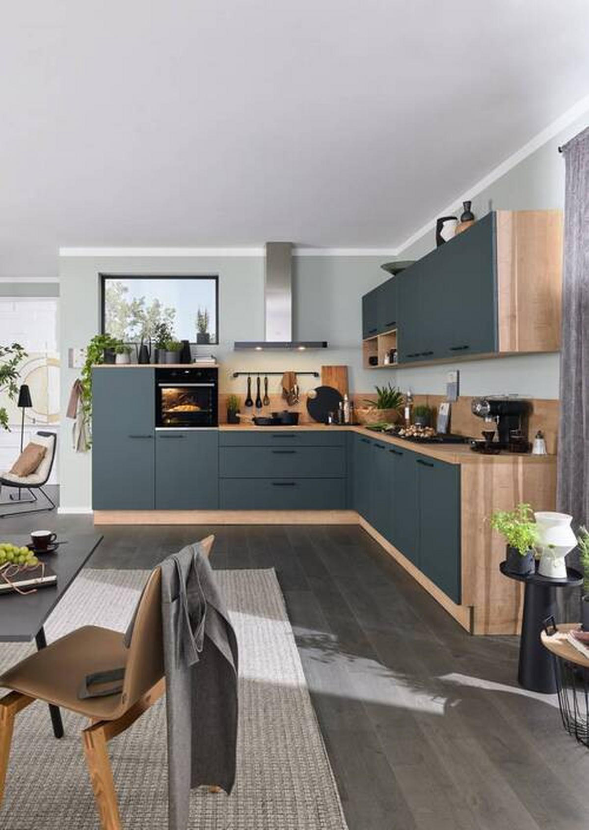 EINBAUKÜCHE   - Eichefarben, Design, Holzwerkstoff - Nolte Küchen