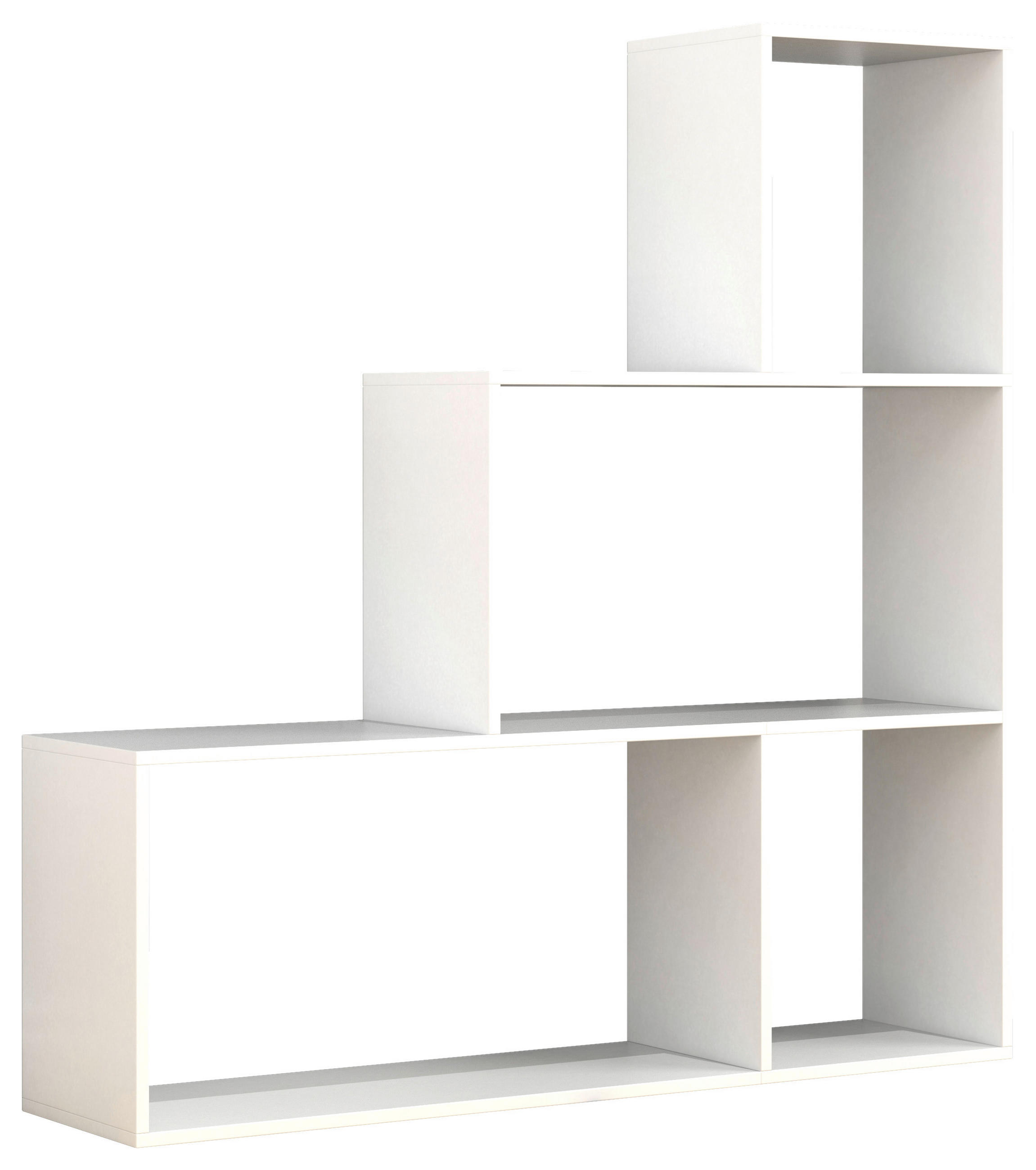 REGAL  117/123/29 cm Weiss  - Weiss, Basics, Holzwerkstoff (117/123/29cm) - MID.YOU