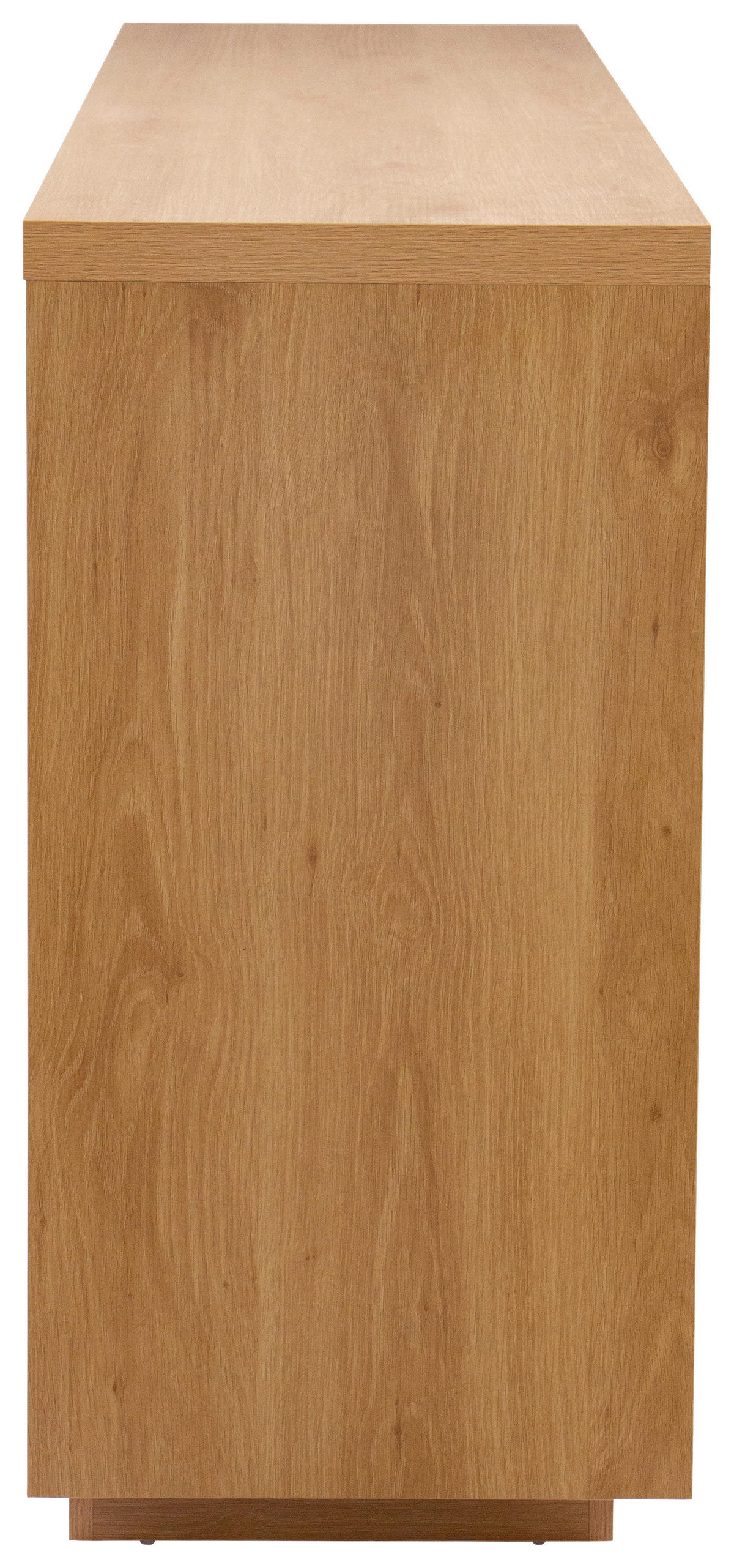 SIDEBOARD  in 162/82/40 cm  - Eichefarben/Weiß Hochglanz, KONVENTIONELL, Holzwerkstoff (162/82/40cm) - Xora