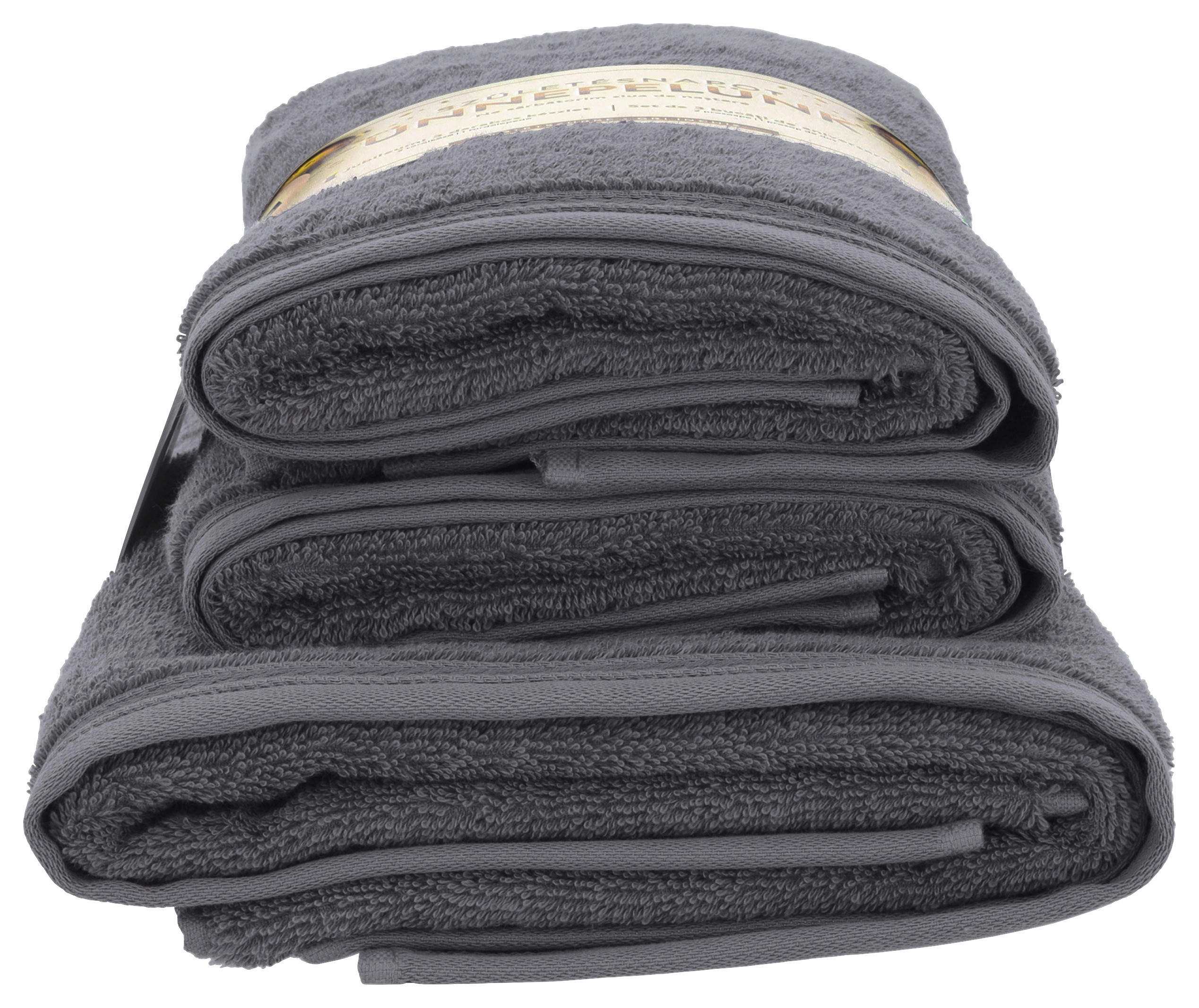 FROTTÍR TÖRÖLKÖZŐ SZETT sötétszürke  - sötétszürke, Basics, textil - Vossen