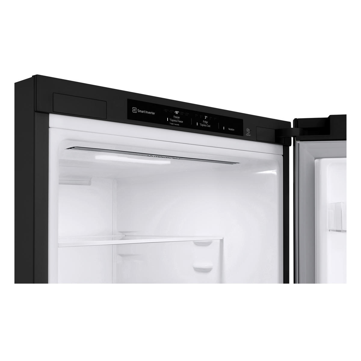KÜHL-GEFRIER-KOMBINATION 59,5/203/67,5 cm GBV3200CEP  - Schwarz, Trend, Glas/Kunststoff (59,5/203/67,5cm) - LG