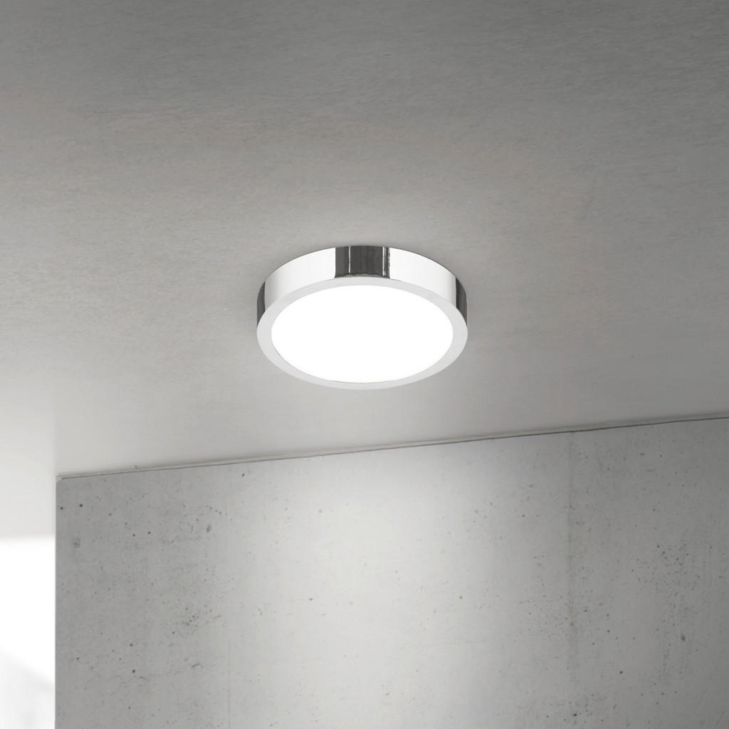 Thumbnail - Led-Deckenleuchte Disc, Chrom, Metall, Glas, rund,rund, 2.4 cm, CE, Lampen & Leuchten, Innenbeleuchtung, Leuchten nach R...