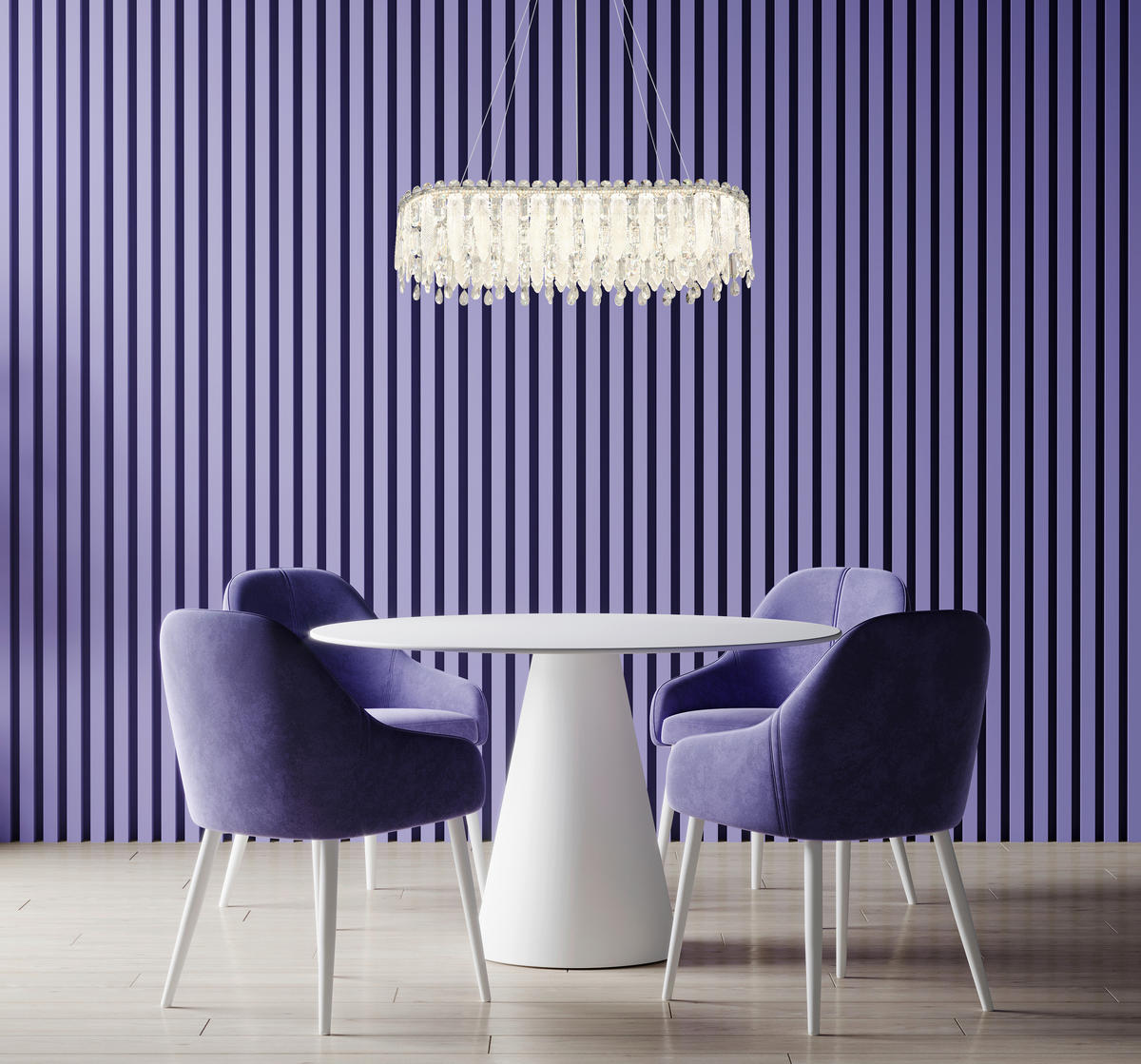 LED-HÄNGELEUCHTE 99/36/120 cm  - Klar/Chromfarben, LIFESTYLE, Glas/Kunststoff (99/36/120cm) - Globo