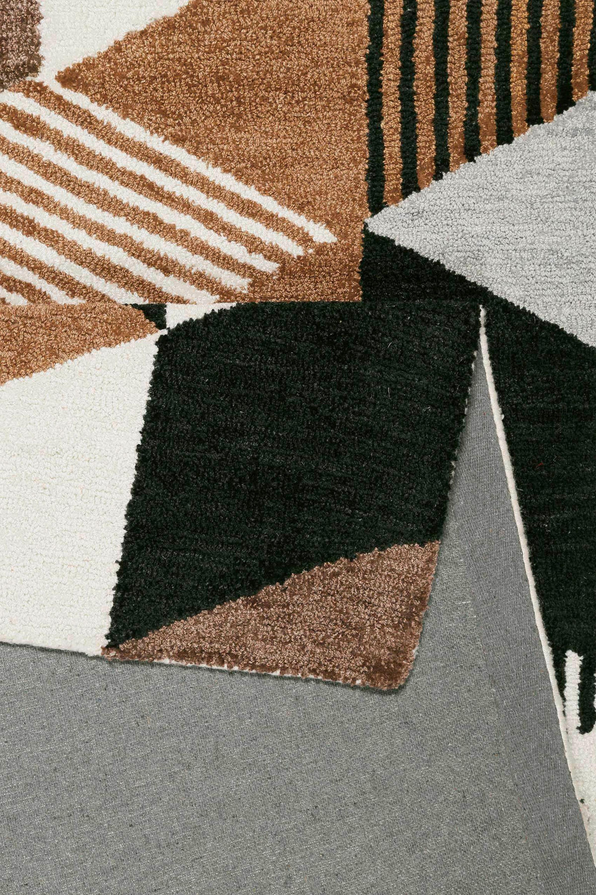 WEBTEPPICH 70/140 cm Uptown Braun, Grau, Schwarz  - Schwarz/Braun, Design, Textil (70/140cm) - Esprit