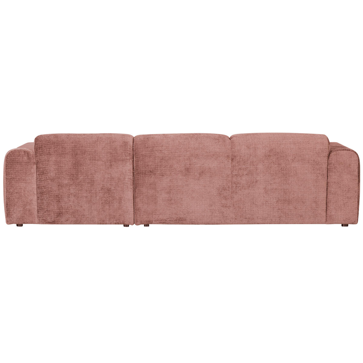 ECKSOFA in Chenille Taupe, Pink  280/165 cm  - Taupe/Pink, Design, Kunststoff/Textil (280/165cm) - Livetastic