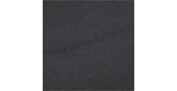3-SITZER-SOFA Struktur Dunkelblau - Schwarz/Dunkelblau, Design, Textil/Metall (205/76-97/102cm) - Novel