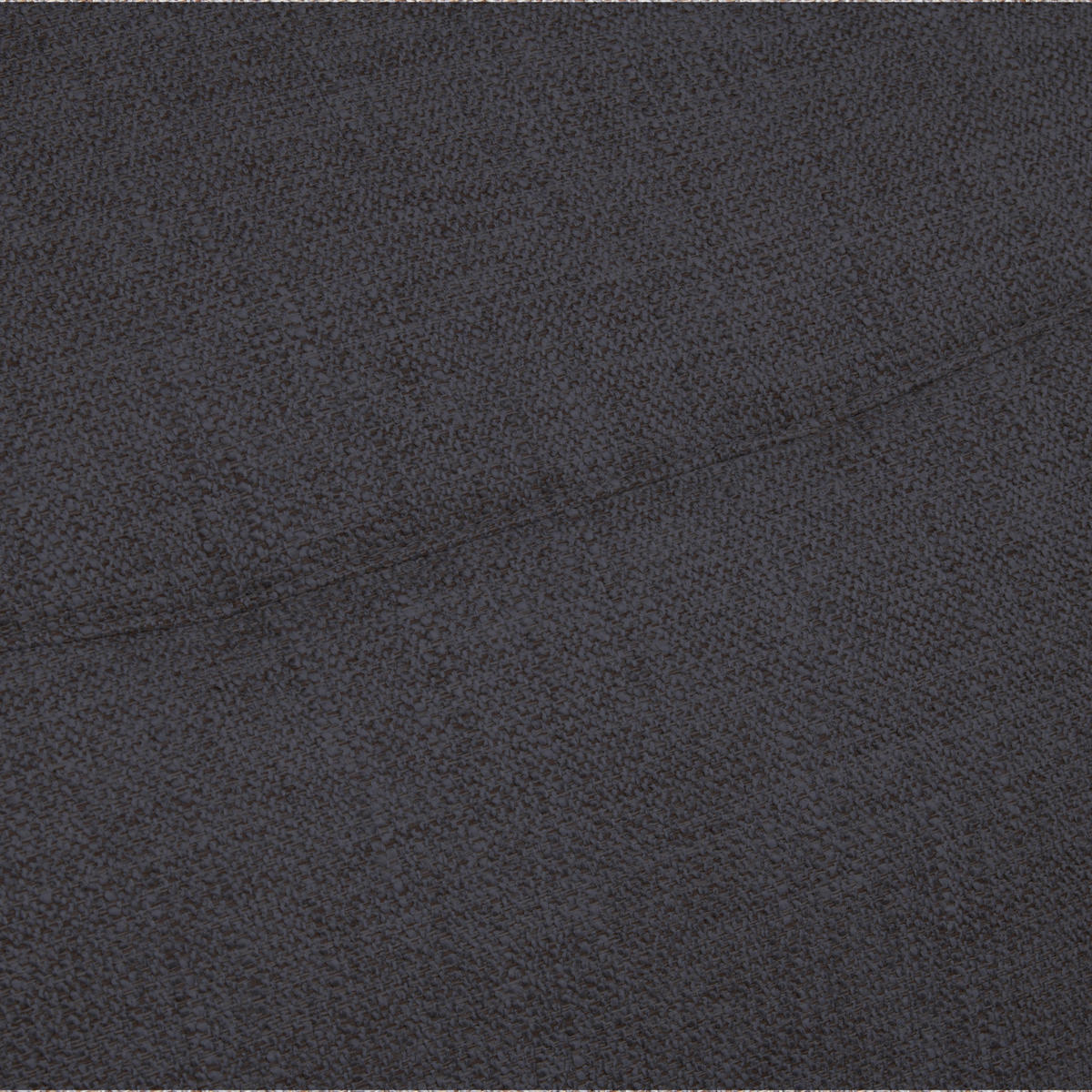 3-SITZER-SOFA in Struktur Dunkelblau  - Schwarz/Dunkelblau, Design, Textil/Metall (205/76-97/102cm) - Novel