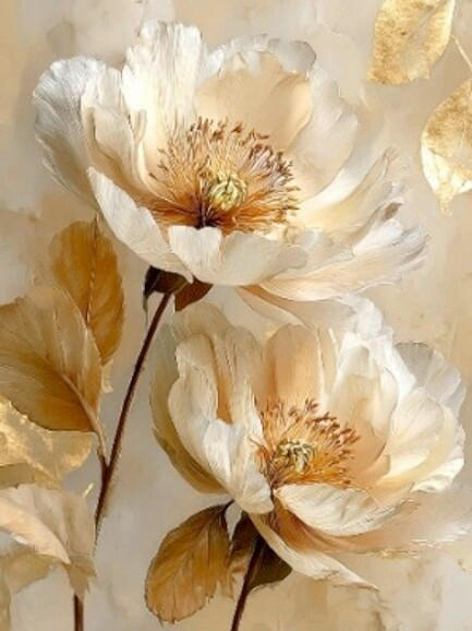 LEINWANDBILD Blumen 30/40 cm  - Multicolor, Basics, Holz/Papier (30/40cm) - Euroart