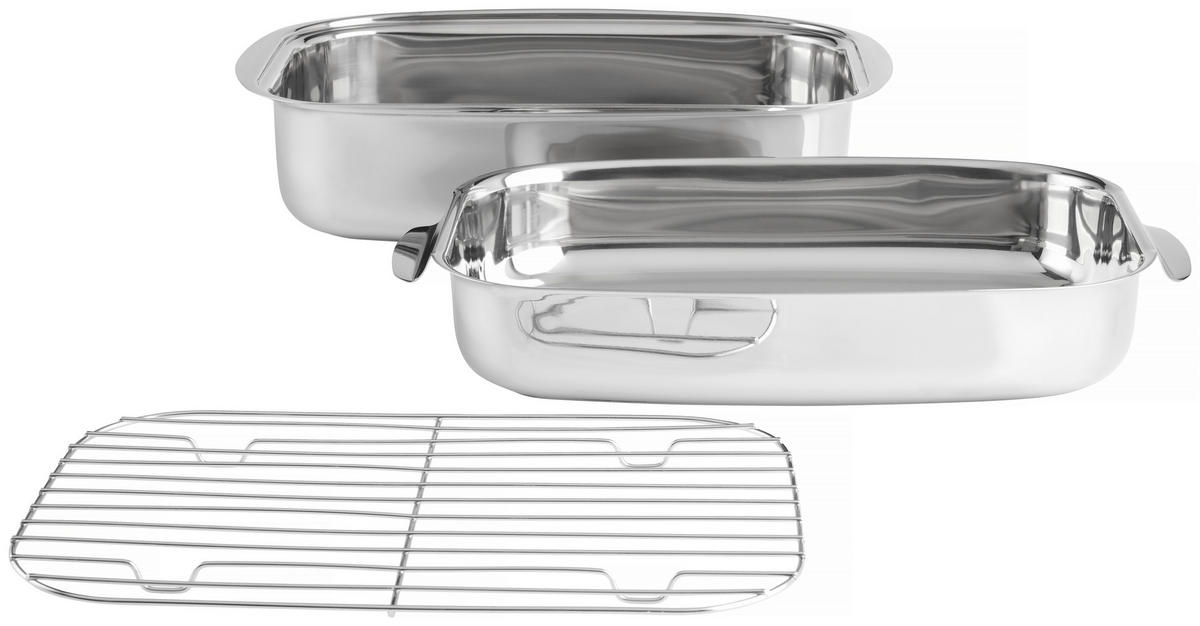 BRÄTER 36/24,5/15,5 cm - Silberfarben, Basics, Metall (36/24,5/15,5cm) - Kelomat