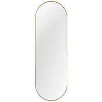ZIDNO OGLEDALO  37,5/117/2,5 cm     - zlatna, Dizajnerski, staklo/metal (37,5/117/2,5cm) - Xora