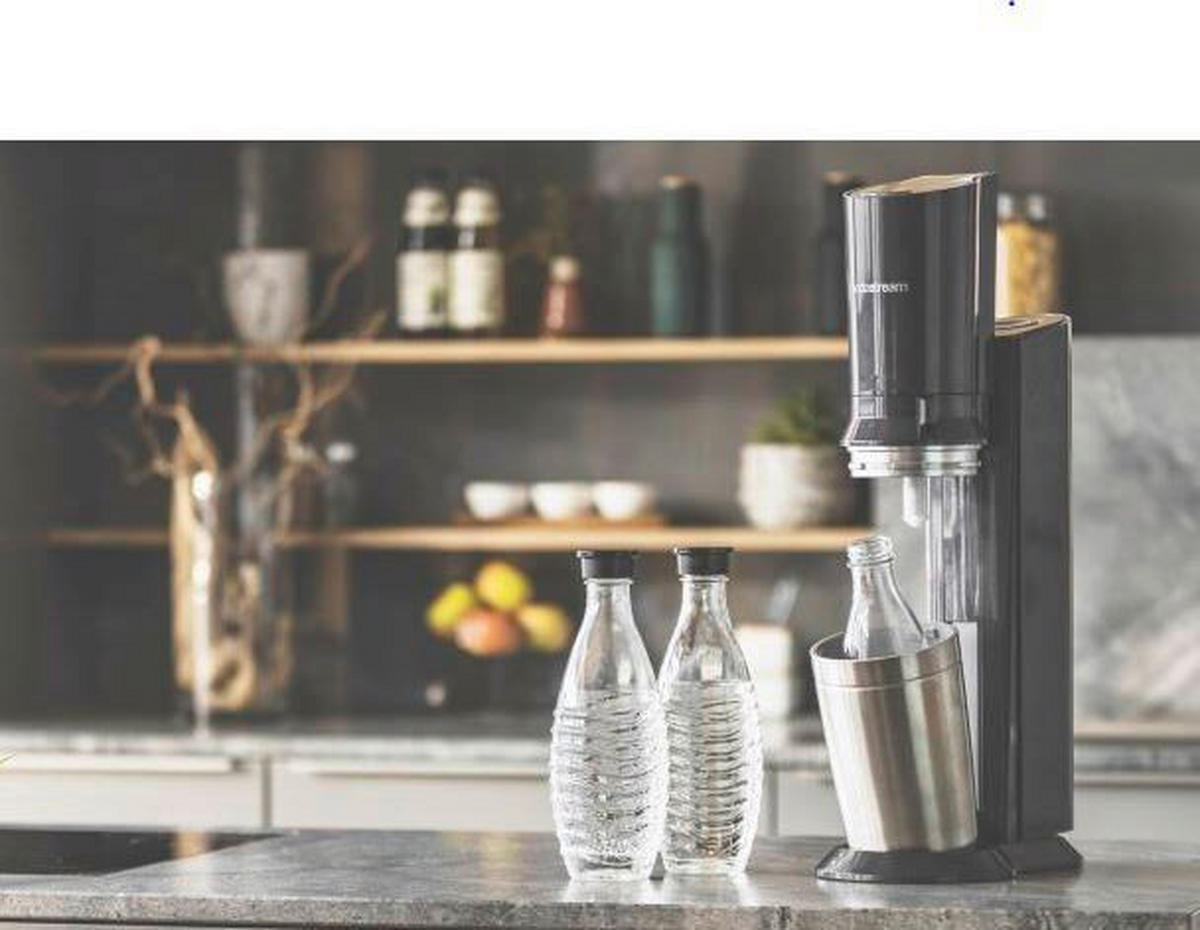 WASSERSPRUDLER Crystal inkl. 3 Flaschen  - Basics (29/45/20cm) - SodaStream