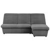 ECKSOFA Looks VIII Graubraun Webstoff  - Graubraun/Schwarz, Design, Kunststoff/Textil (214/168cm) - LOOKS by W.Joop