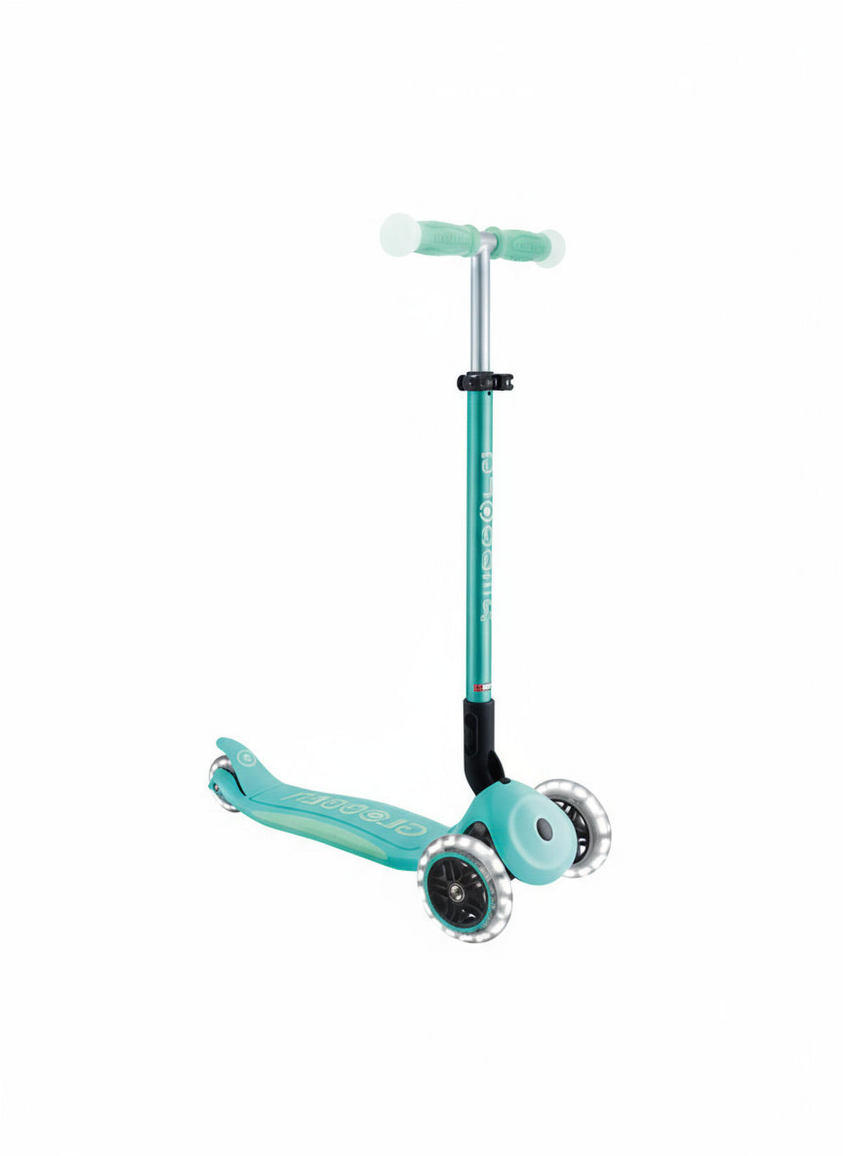 KINDERSCOOTER  - Mintgrün, Basics, Kunststoff (57.5/28/82.5cm) - GLOBBER