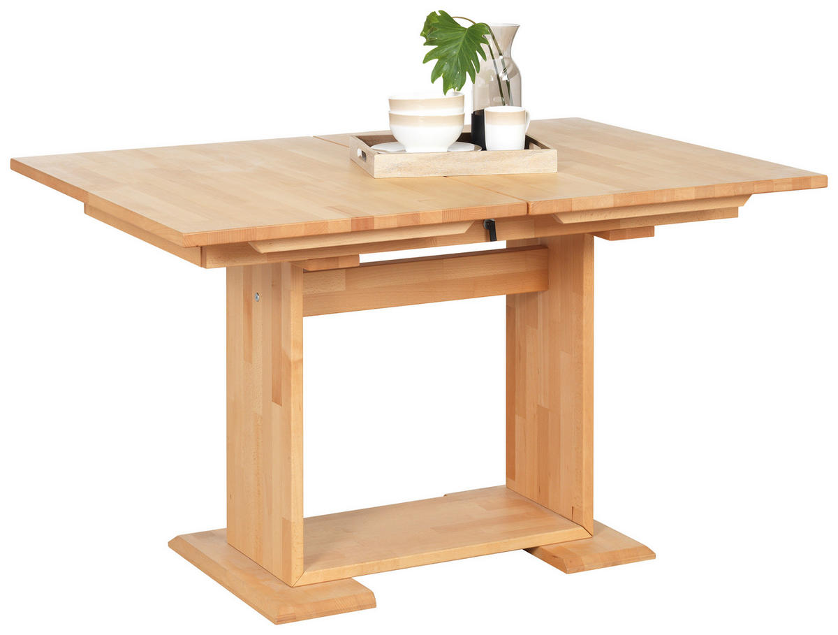 ESSTISCH in Holz 130-180/90/75 cm  - Buchefarben, Natur, Holz (130-180/90/75cm) - Cantus