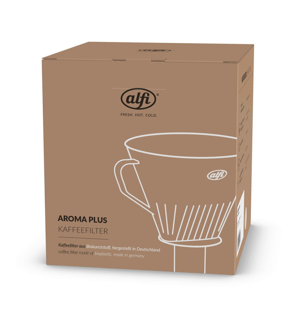 KAFFEEFILTER  - Beige, KONVENTIONELL, Kunststoff - Alfi