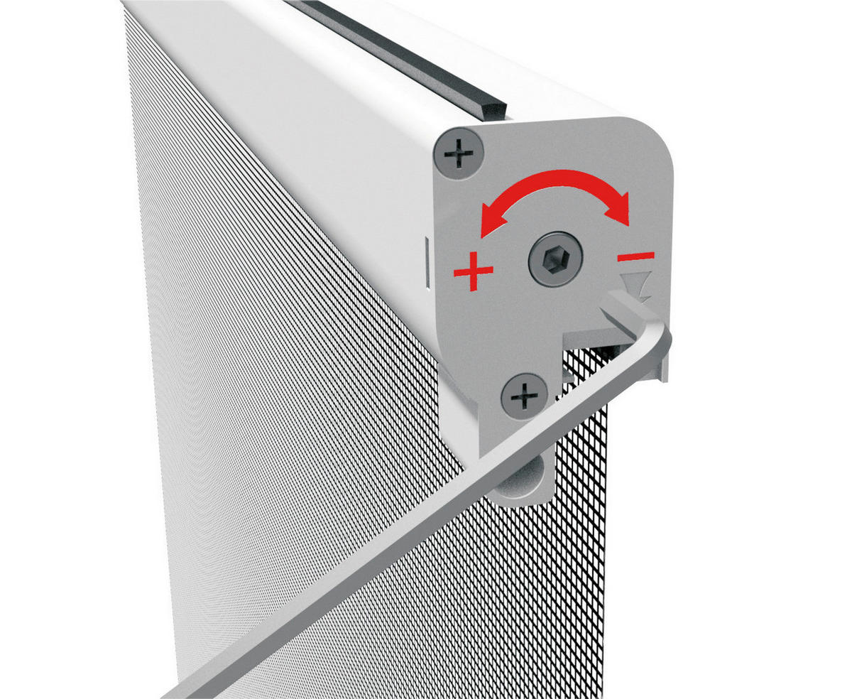 INSEKTENSCHUTZROLLO - Weiß, Basics (100/160cm)