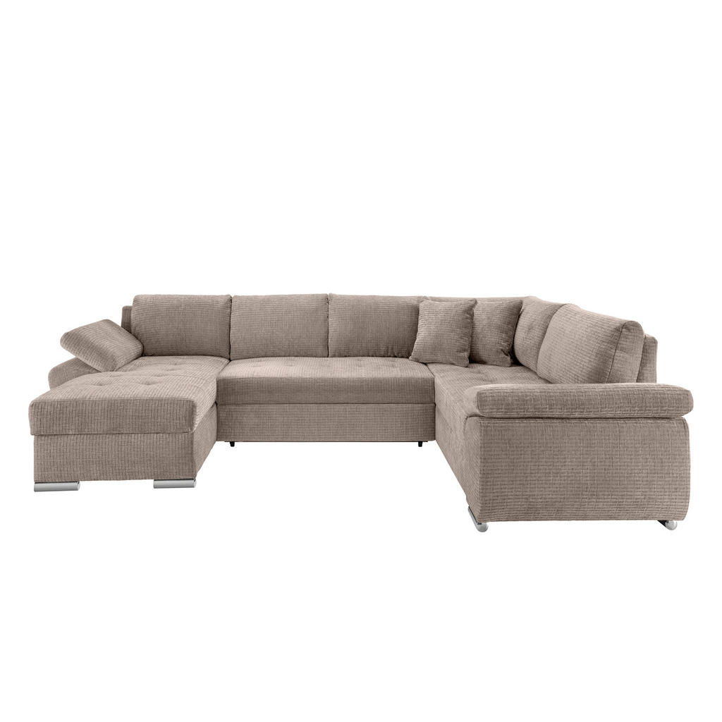 Wohnlandschaft Terana Mit Schlaffunktion Beige