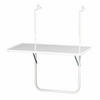 BALKONHÄNGETISCH Metall, Holzwerkstoff Weiß  - Weiß, Basics, Holzwerkstoff/Metall (40/60/20cm) - Gardenson