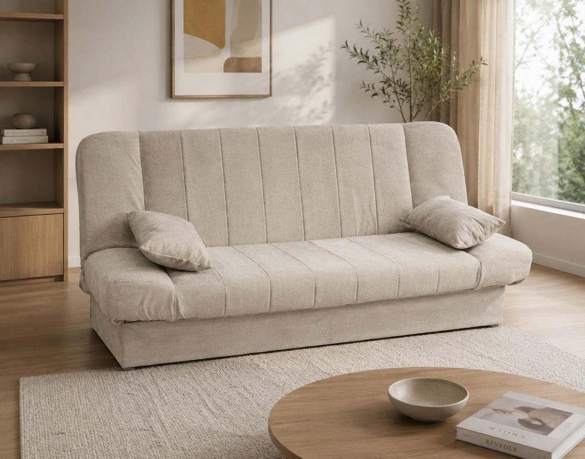 3-SED,  svetlo modra les  - svetlo modra/rjava, Design, les (220/90/90cm) - Boxxx