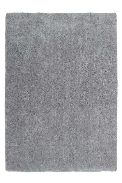 PREPROGA Z VISOKIM FLOROM Velvet  80/150 cm  taftano  srebrne barve  - srebrne barve, Konvencionalno, tekstil (80/150cm)