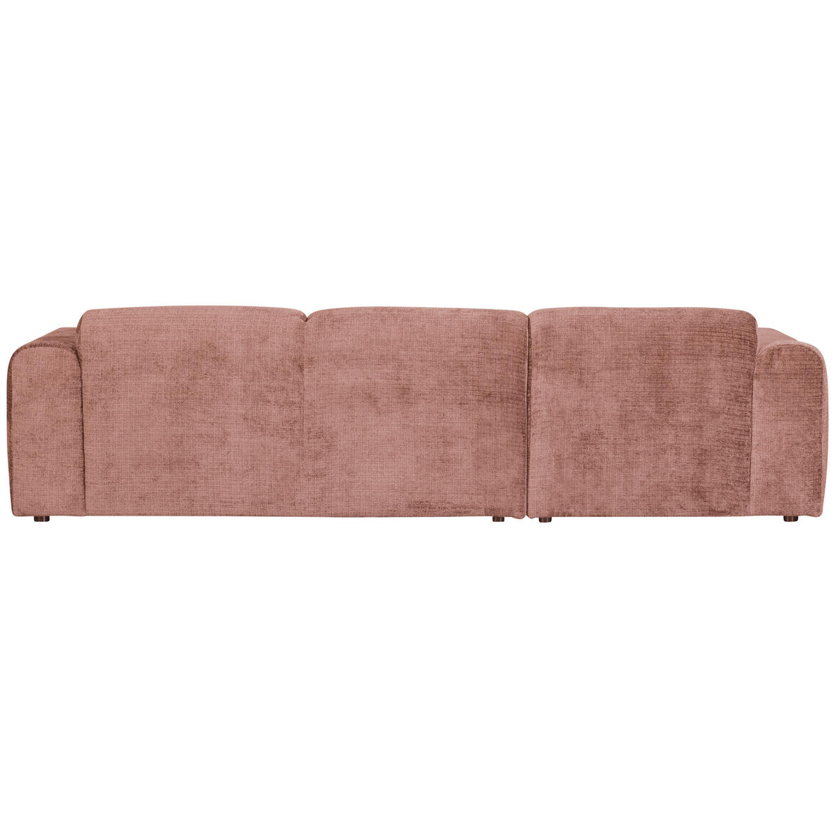 ECKSOFA Cloud Taupe, Pink Chenille  - Taupe/Pink, Design, Kunststoff/Textil (165/280cm) - Livetastic