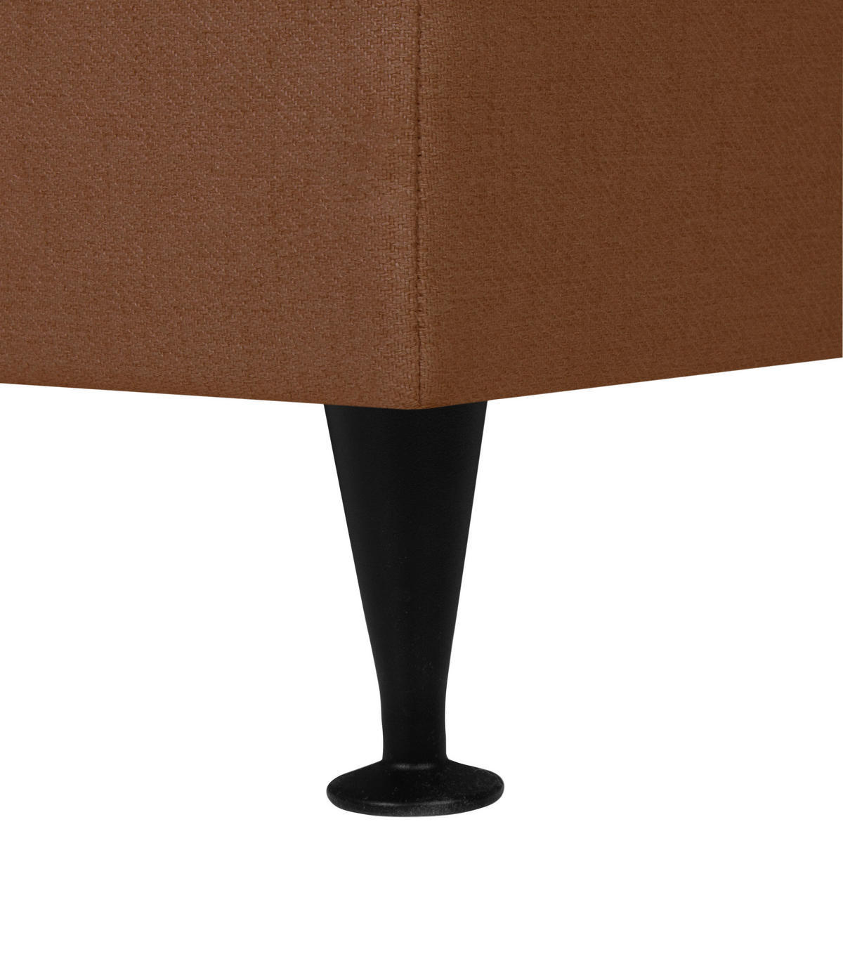 BOXSPRING-ÁGY 180/200 cm  terrakotta  - fekete/terrakotta, Modern, textil (180/200cm) - MID.YOU