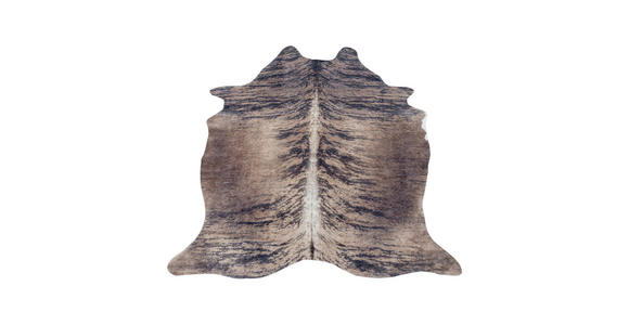 FELLTEPPICH 100/135 cm Etosha  - Braun/Weiß, Design, Leder/Textil (100/135cm) - Novel