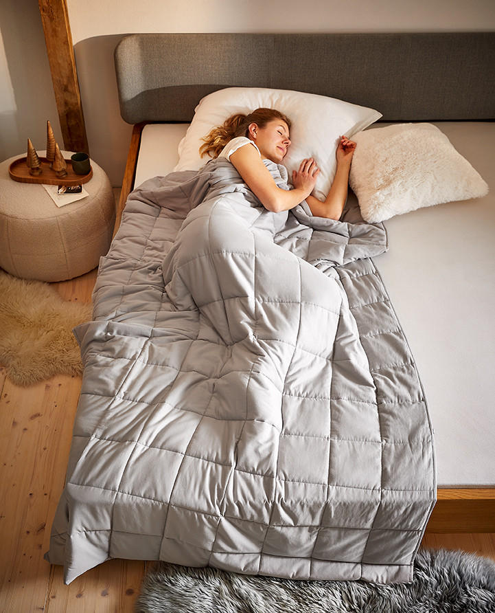 GEWICHTSDECKE Mirador 8kg 135/200 cm - Grau, Basics, Textil (135/200cm) - Sleeptex