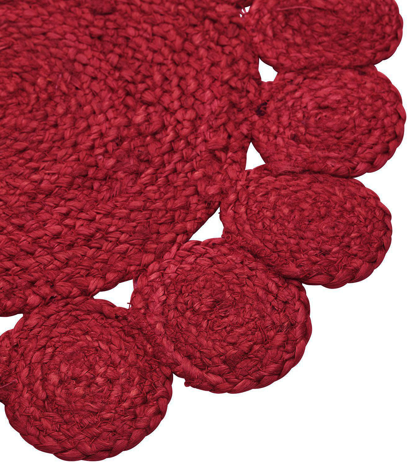 TISCHSET Dal Textil Flachgewebe Rot 40 cm  - Rot, Basics, Textil (40cm)